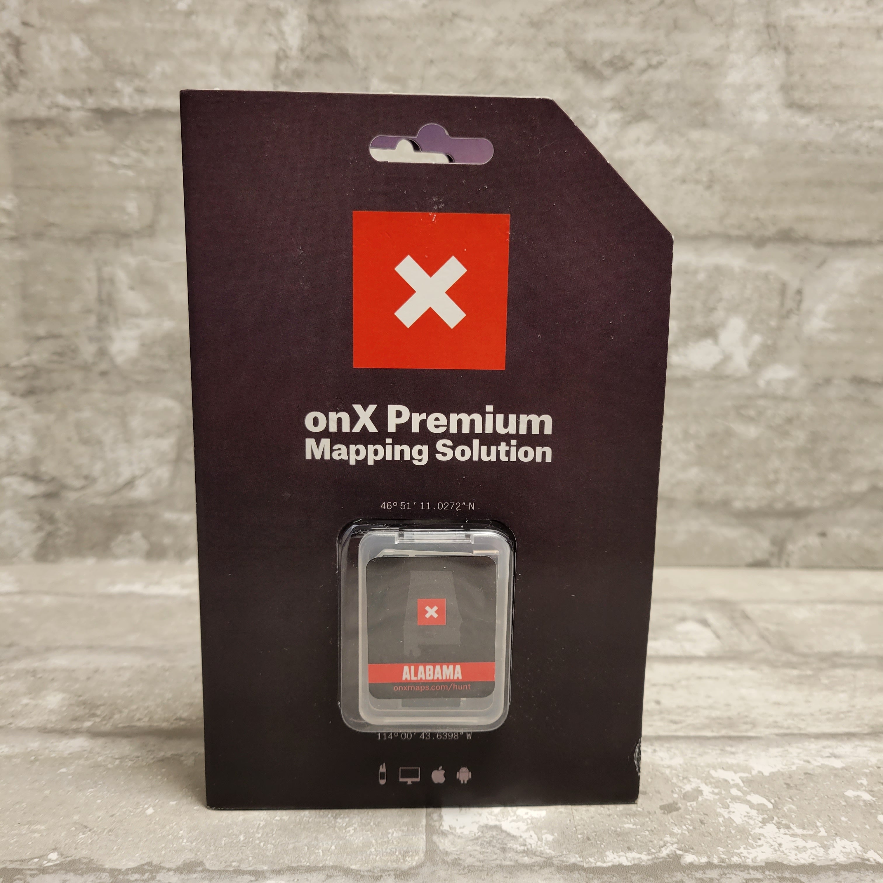 onX PREMIUM MAPPING SOLUTION Micro SD Card Hunting Maps for Alabama (8008327790830)